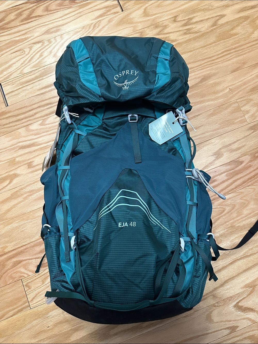 OSPREY Eja 48 Teal and Dark Teal Women's Hiking Backpack